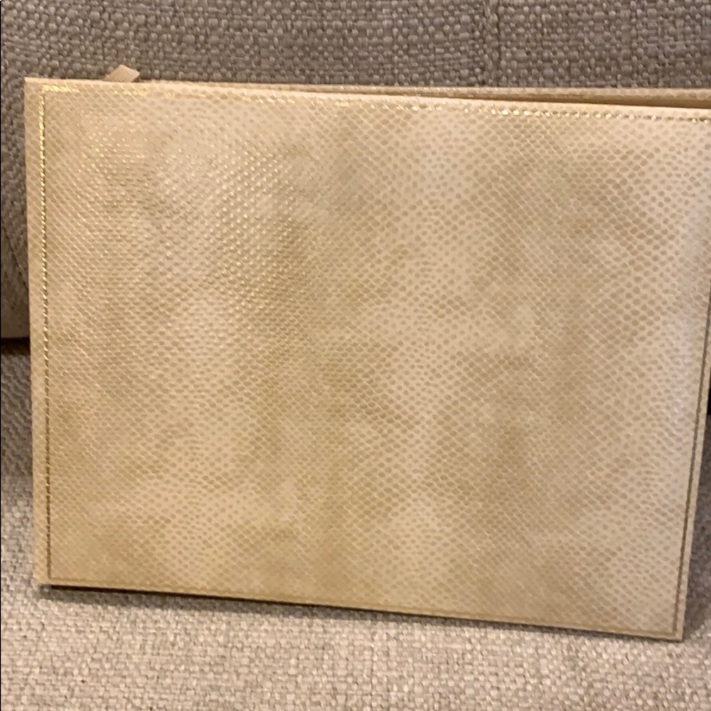 Ivory Snake Skin Guest Book 9.5”x7.5”